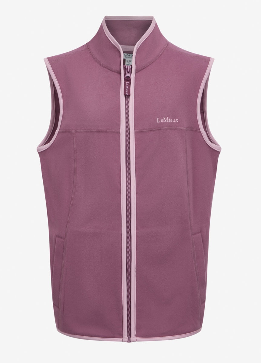 LeMieux Junior Bobbi Fleece Gilet - Mallow