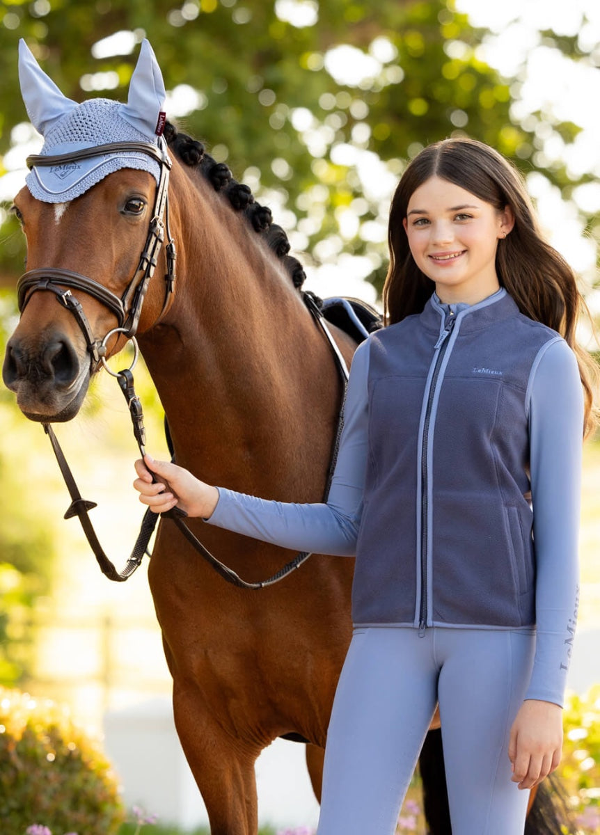 LeMieux Junior Bobbi Fleece Gilet - Shadow