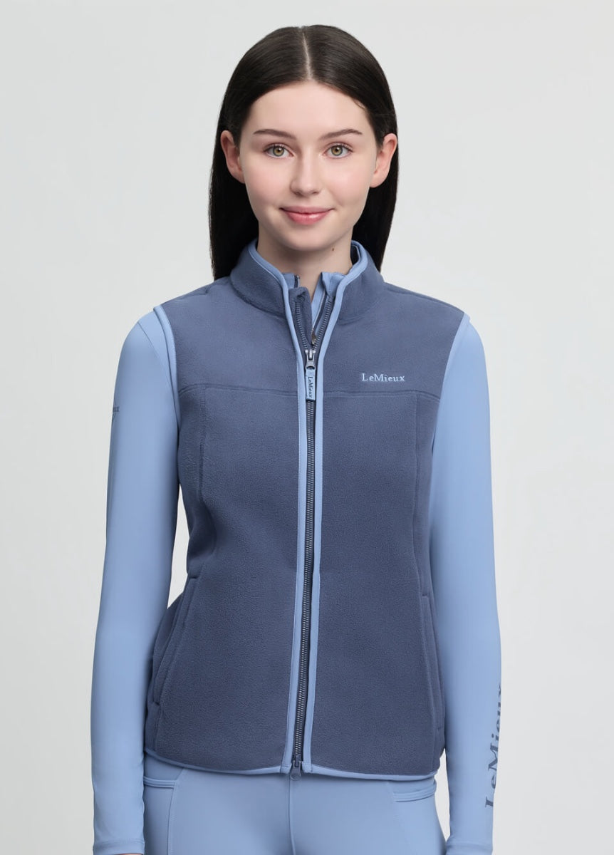 LeMieux Junior Bobbi Fleece Gilet - Shadow
