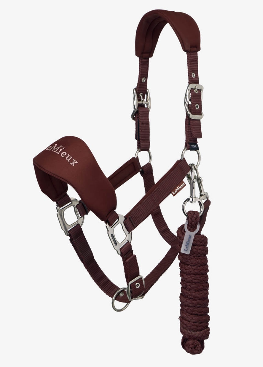 LeMieux Breakaway Vogue Headcollar & Leadrope - Bramble