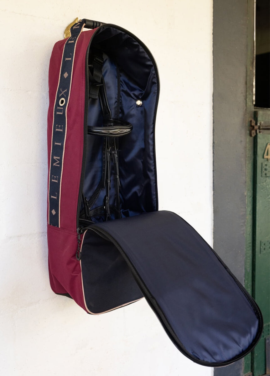 LeMieux Anatomical Bridle Bag - Blackberry