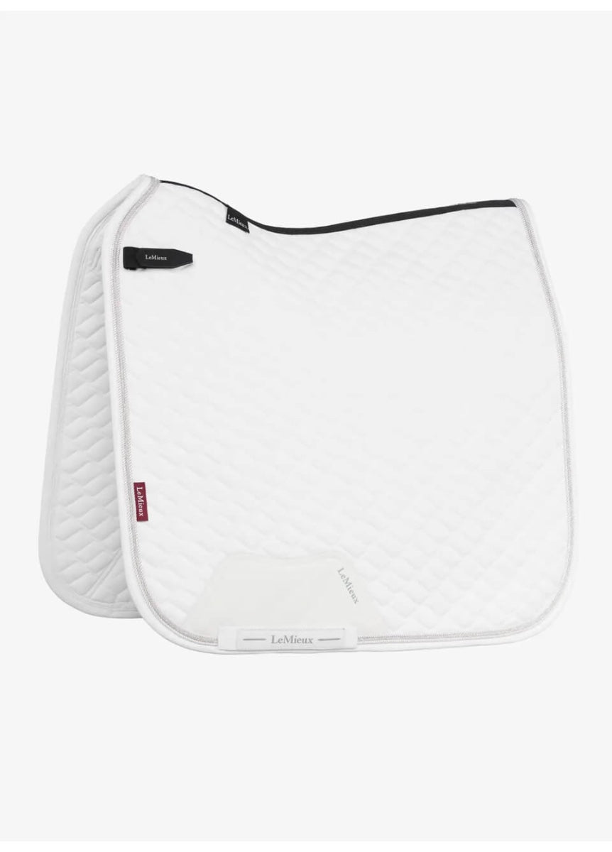 LeMieux Brilliance Dressage Square - White