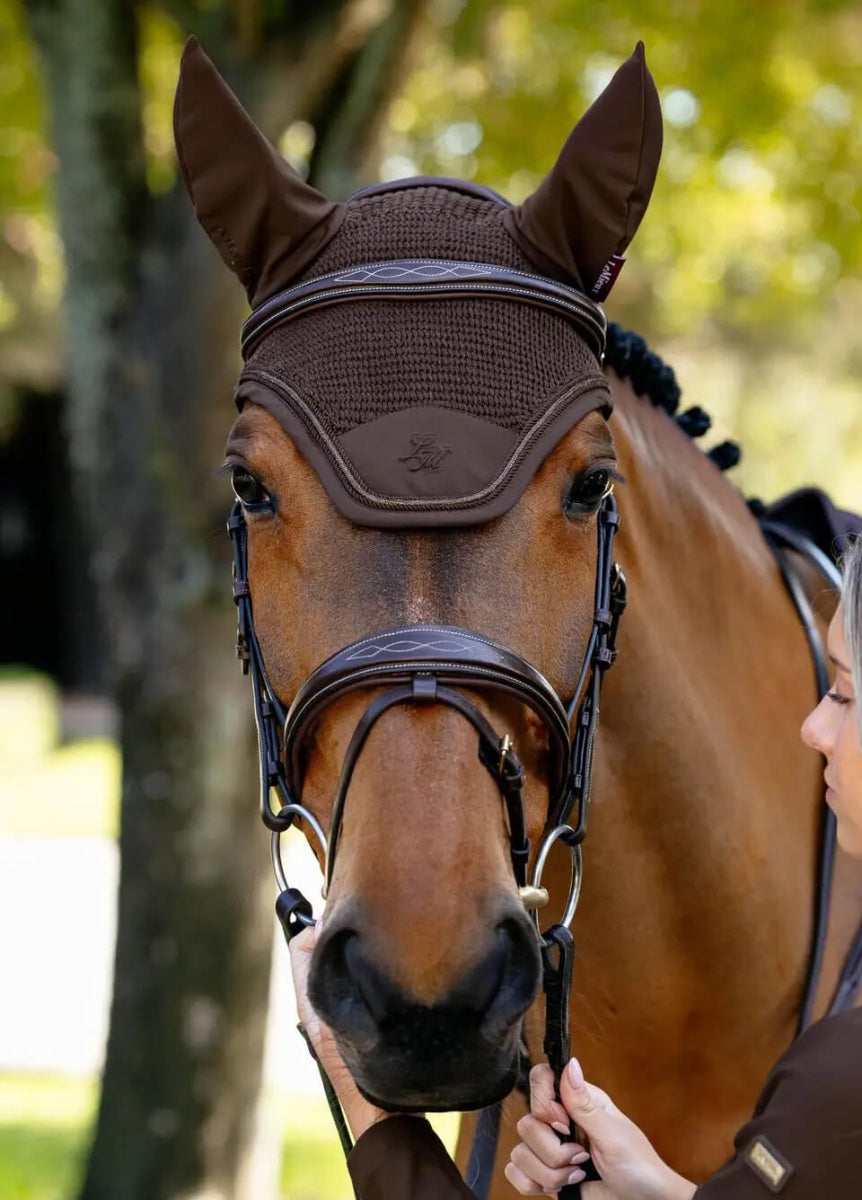 LeMieux Brilliance Fly Hood - Espresso