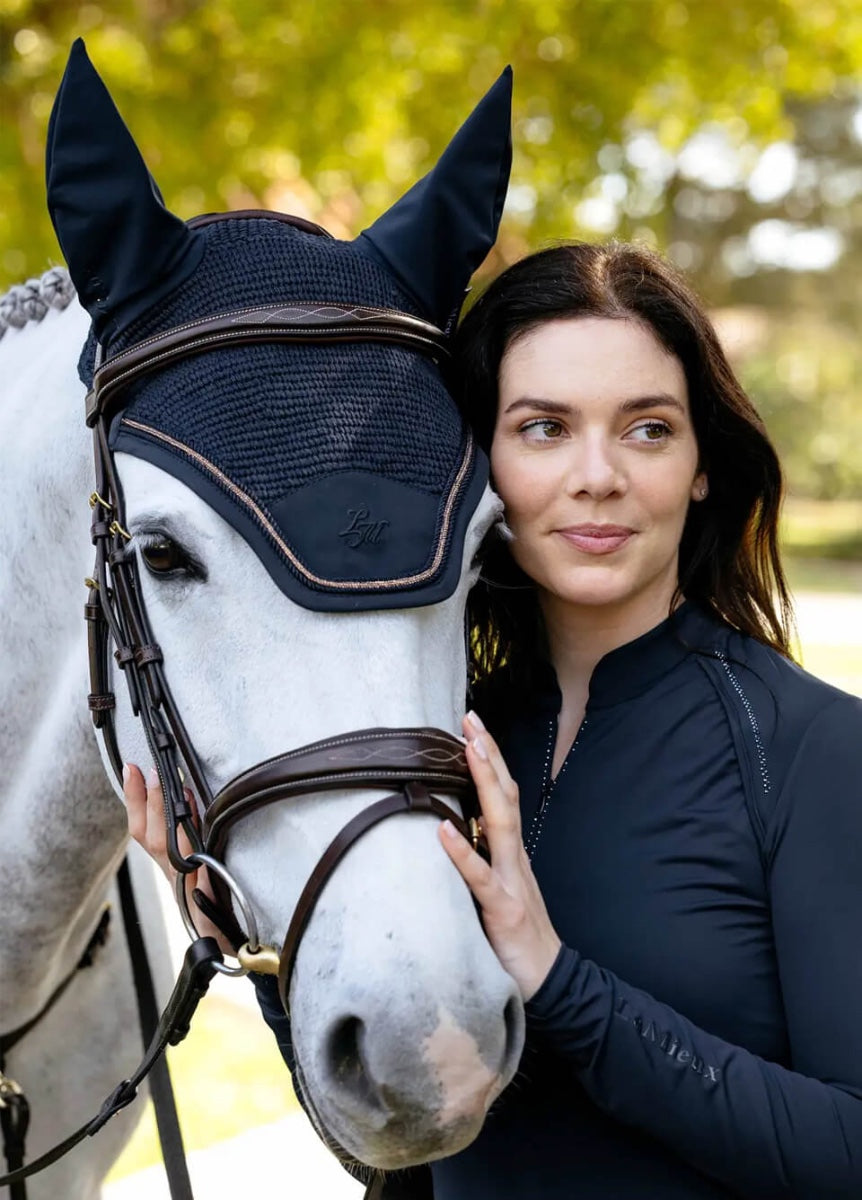 LeMieux Brilliance Fly Hood - Navy