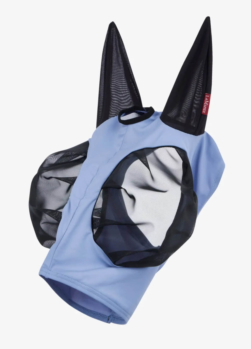 LeMieux Bug Relief Half Fly Mask - Powder Blue