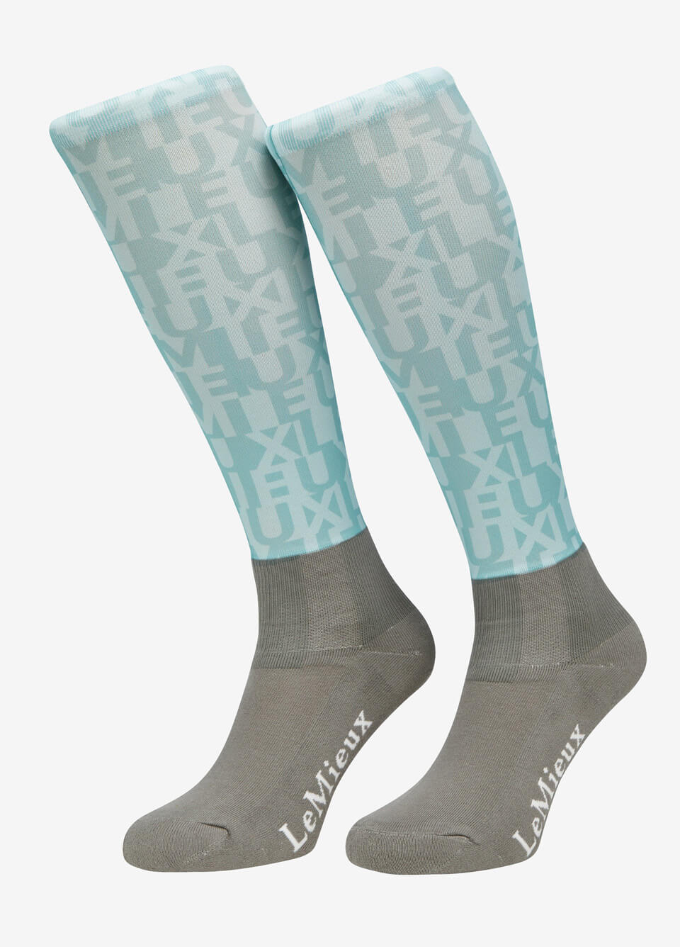 LeMieux Casey Footsie Socks - Glacier