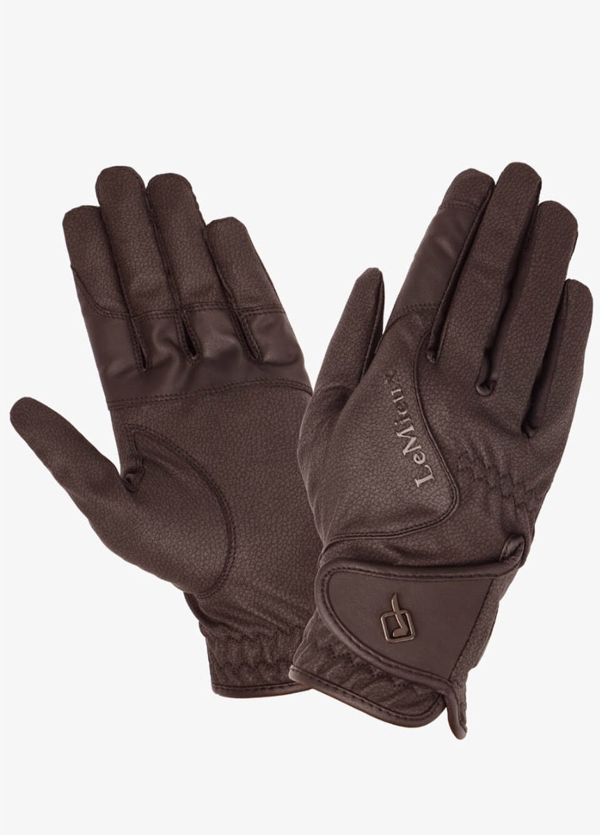 LeMieux Close Contact Glove - Brown