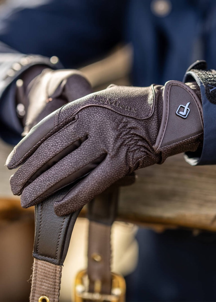 LeMieux Close Contact Glove - Brown