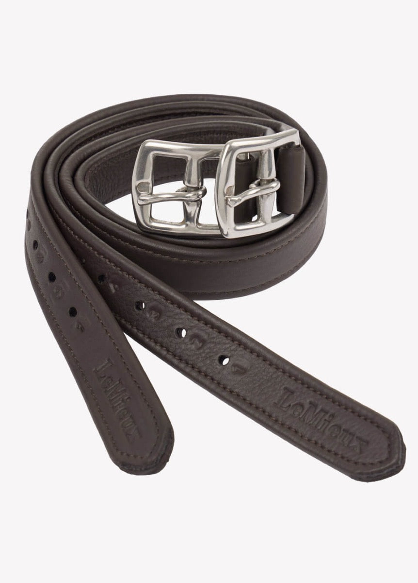 LeMieux Childrens Stirrup Leathers - Brown