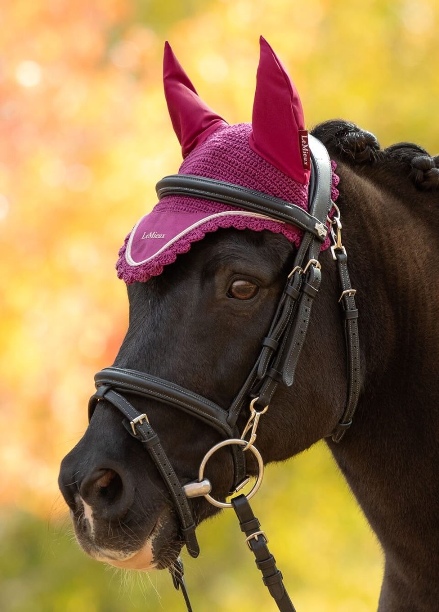 LeMieux Classic Fly Hood - Blackberry