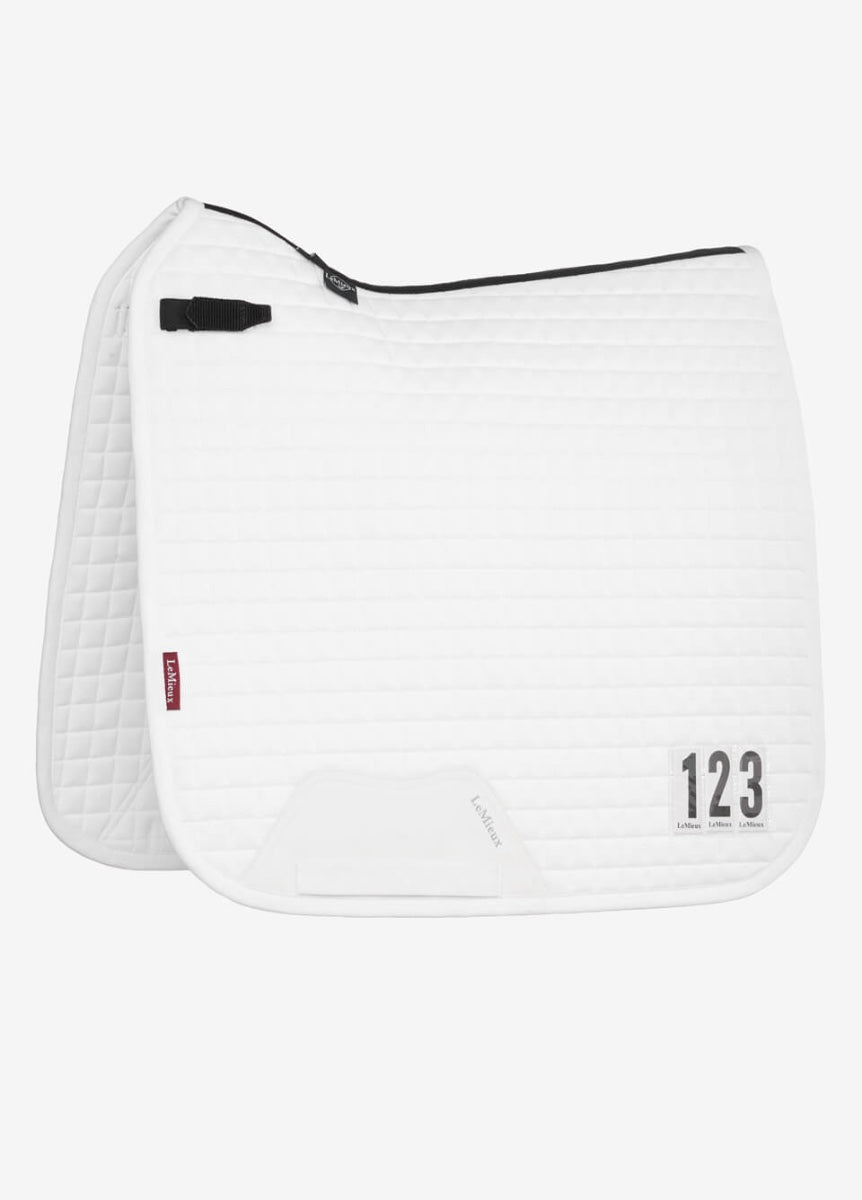 LeMieux Competition Dressage Square - White