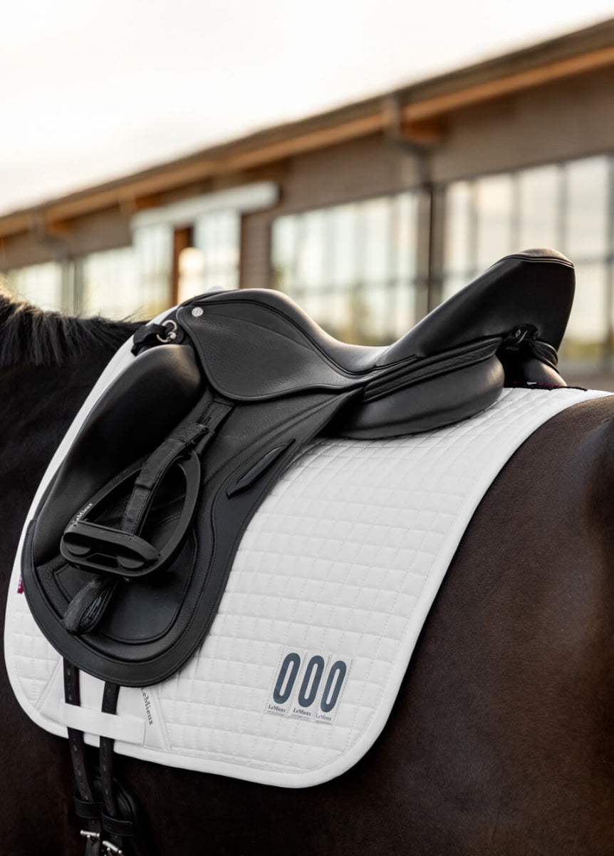 LeMieux Competition Dressage Square - White