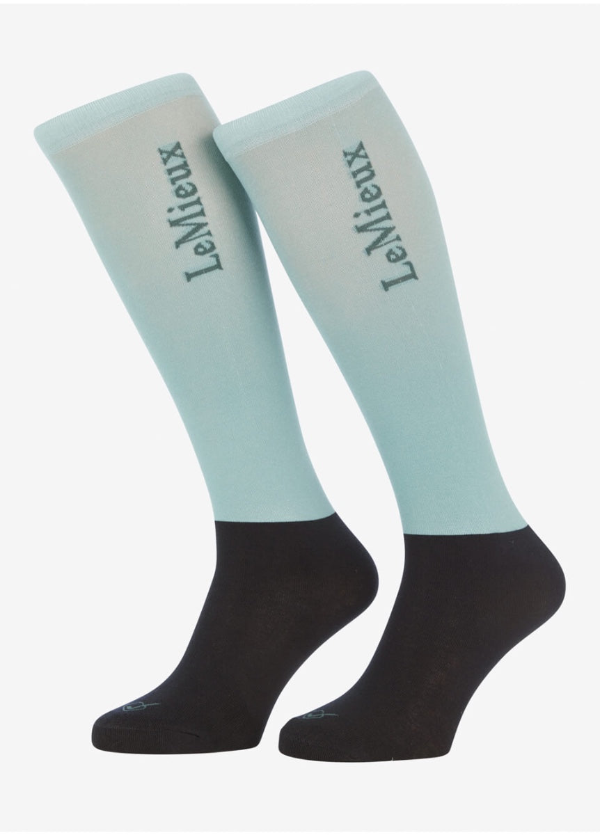LeMieux Competition Socks 2 Pack - Glacier