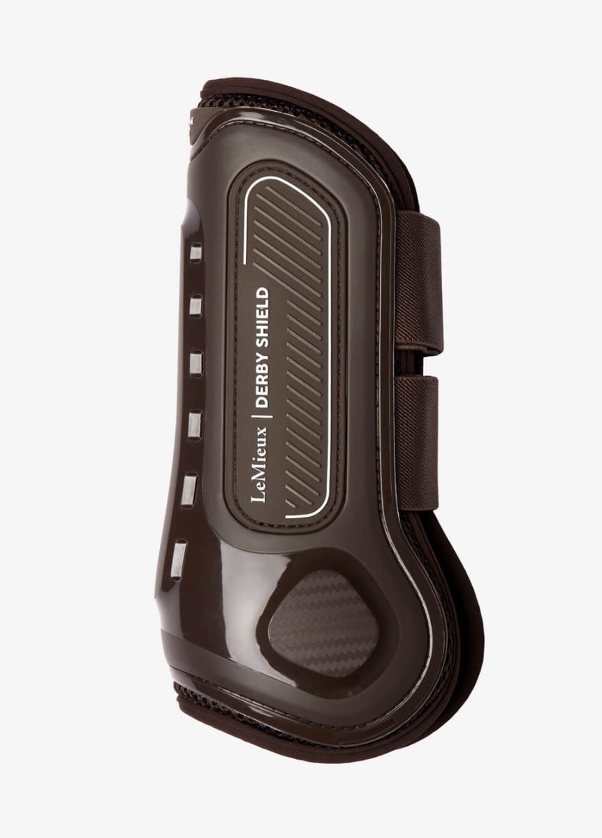 LeMieux Derby Shield Tendon Boot - Brown