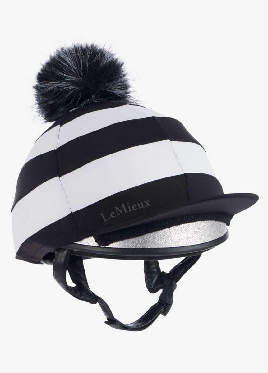 LeMieux Derby Pom Hat Silk - Black
