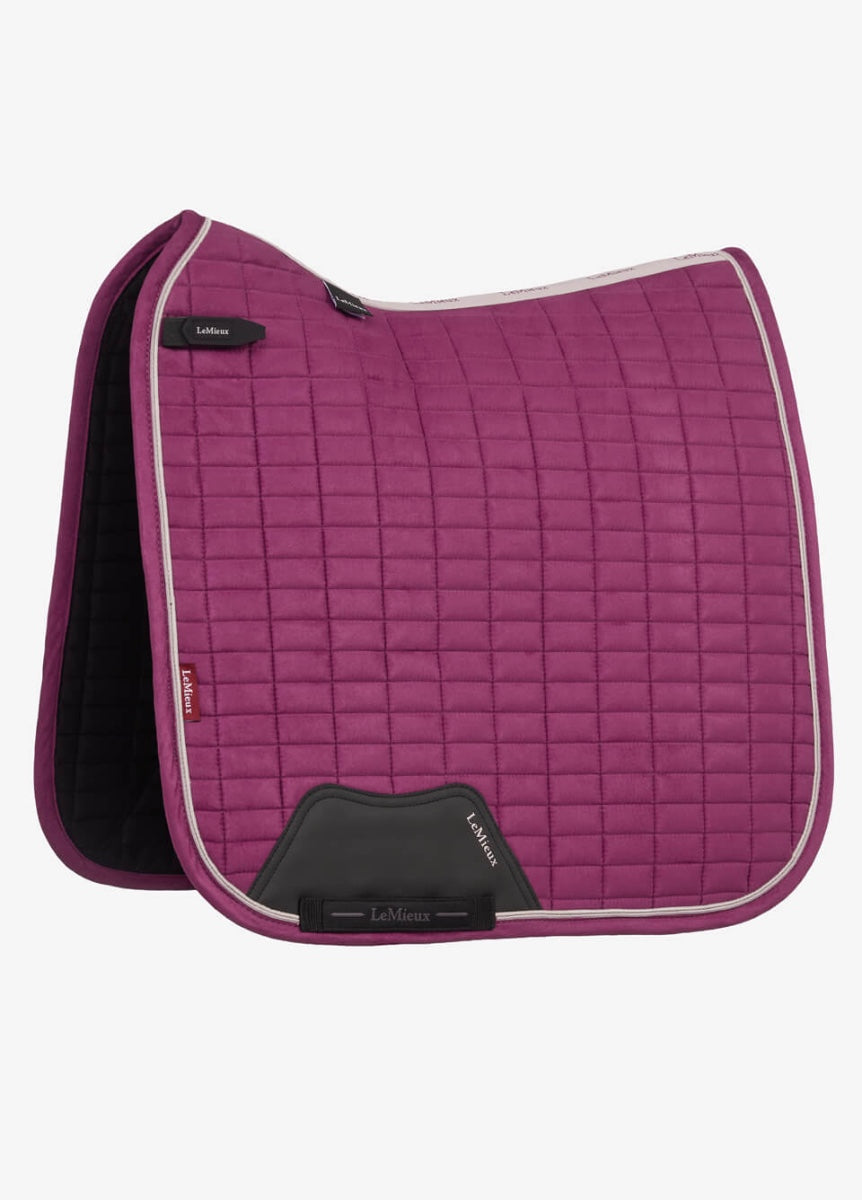 LeMieux Suede Dressage Square - Blackberry