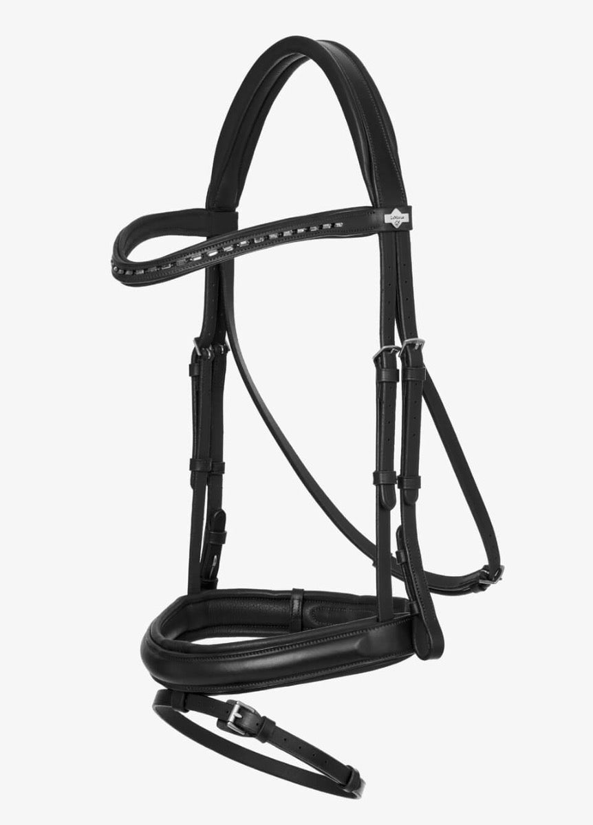 LeMieux Arika Dressage Bridle - Black/Silver