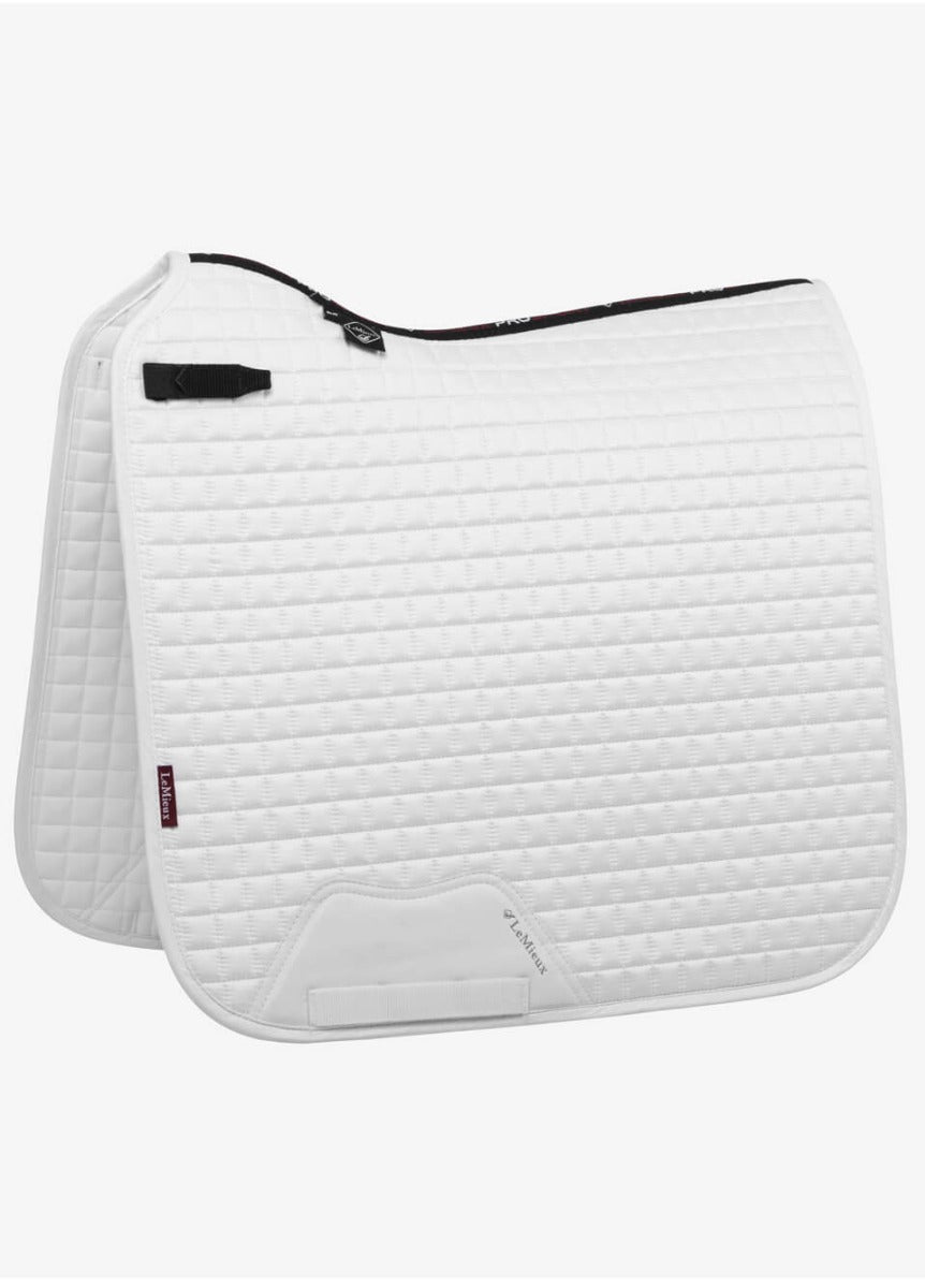 LeMieux Suede Dressage Square - White