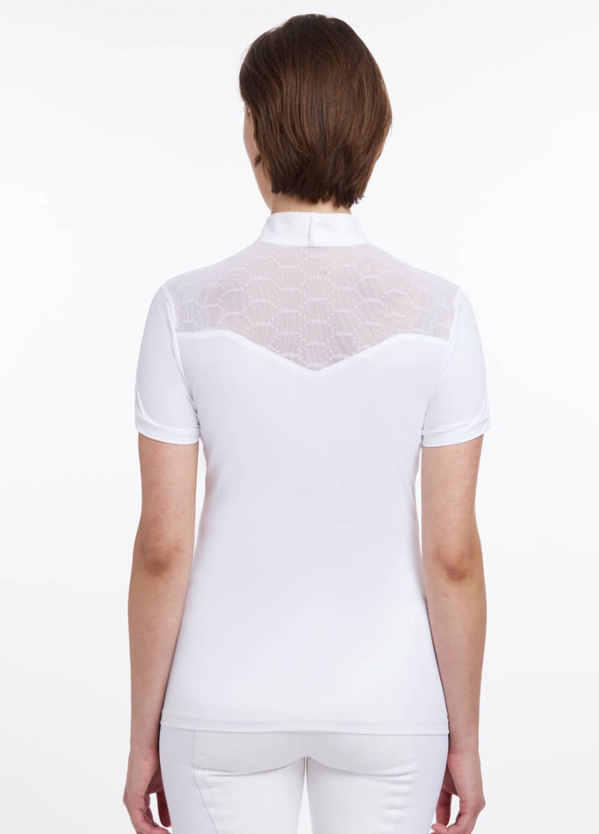 LeMieux Emily Short Sleeve Show Shirt - White