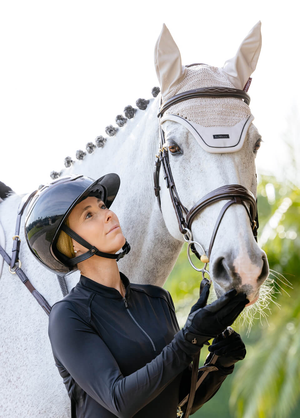 LeMieux Essence Acoustic Fly Hood - Stone