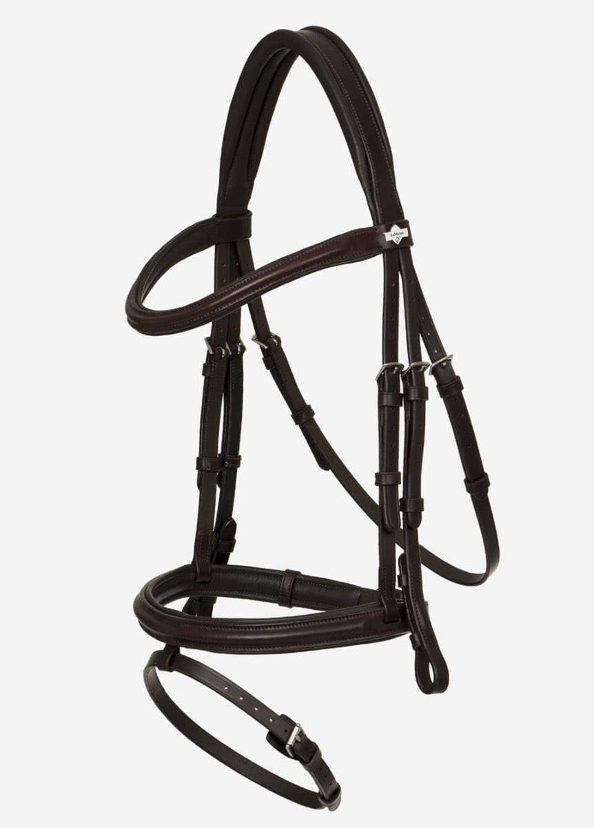 LeMieux Arika Flash Bridle - Brown/Silver