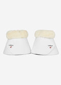 LeMieux Fleece Wrap Around Over Reach Boots - White