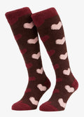 LeMieux Heart Fluffies Socks - Bramble