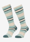LeMieux Sabrina Stripe Fluffies Socks - Petrol