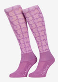 LeMieux Footsie Socks Bubble Font - Fondant