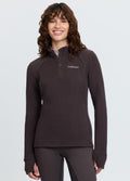 LeMieux Frances Quarter Zip Fleece - Cocoa