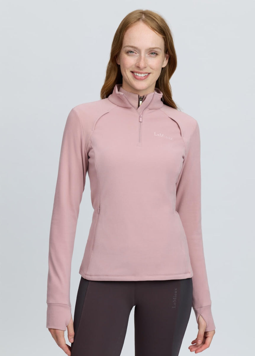 LeMieux Frances Quarter Zip Fleece - Wild Rose
