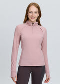 LeMieux Frances Quarter Zip Fleece - Wild Rose