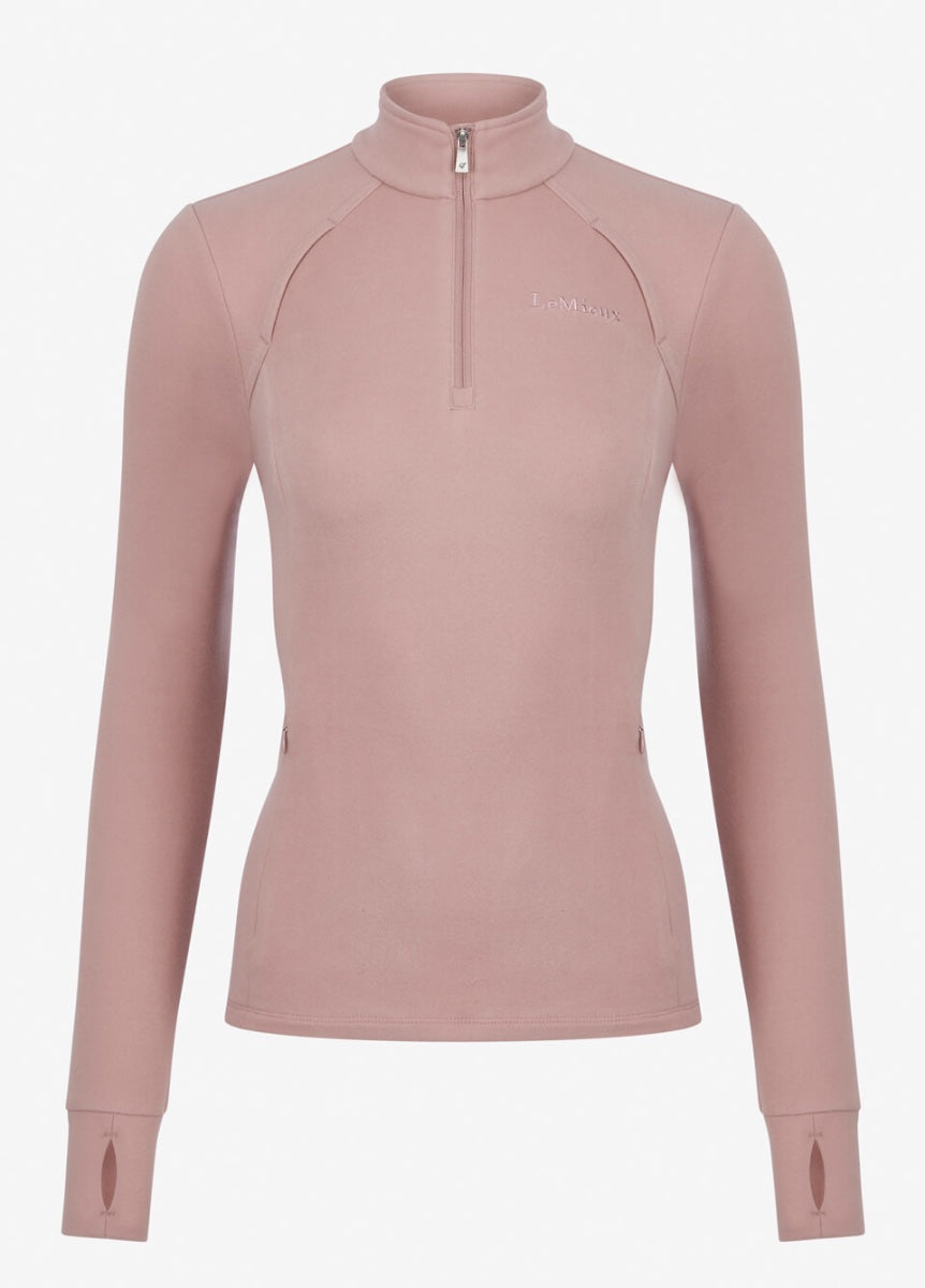 LeMieux Frances Quarter Zip Fleece - Wild Rose