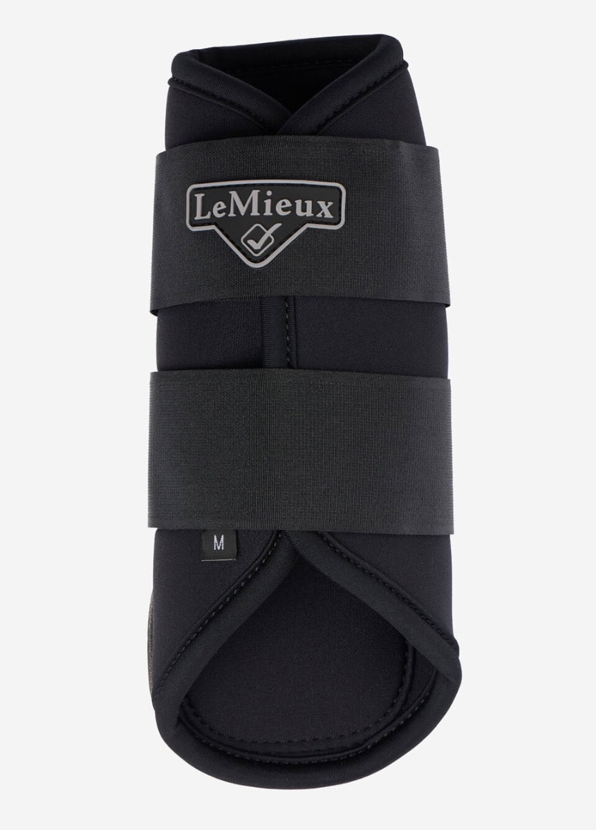 LeMieux New Grafter Brushing Boots - Black