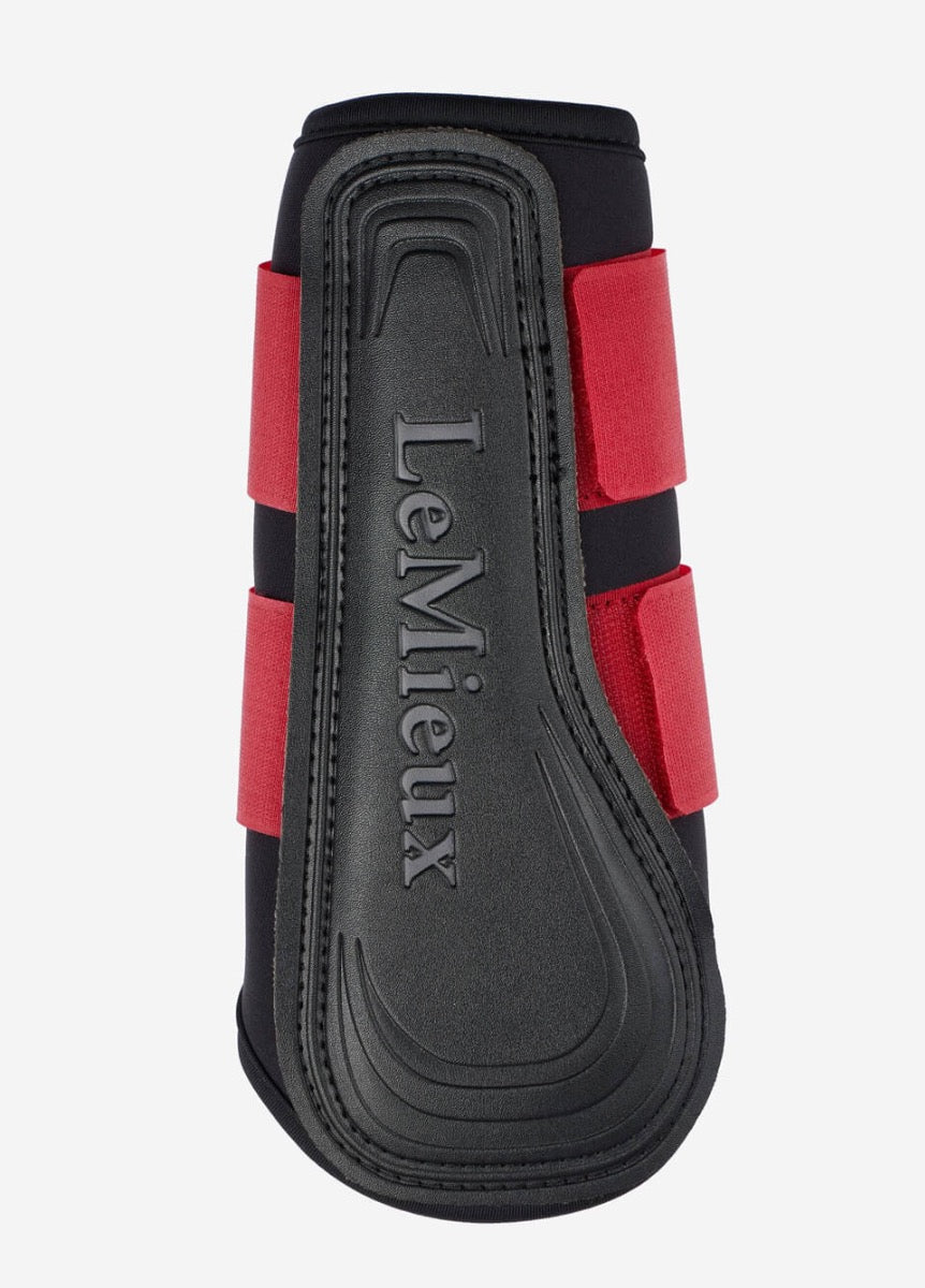 LeMieux New Grafter Brushing Boots - Chilli
