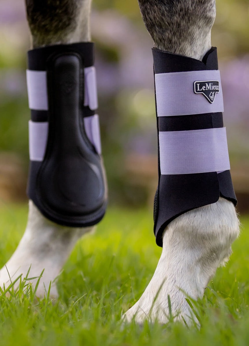 LeMieux Grafter Brushing Boots - Wisteria