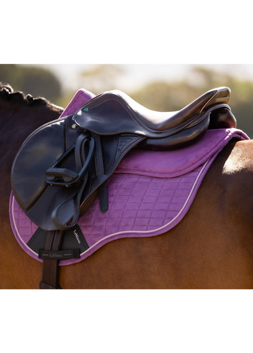 LeMieux Suede Half Pad - Mallow