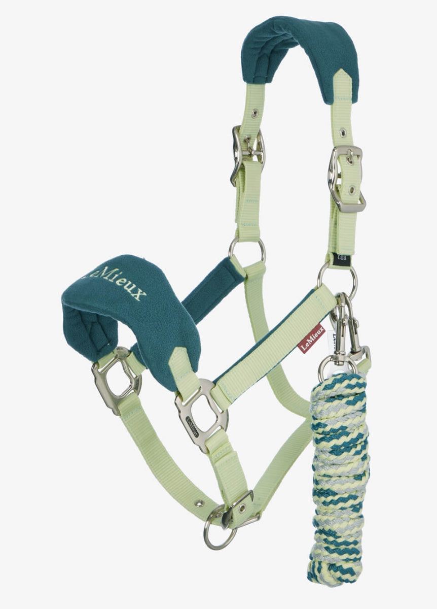LeMieux Vogue Fleece Headcollar & Leadrope - Macaron