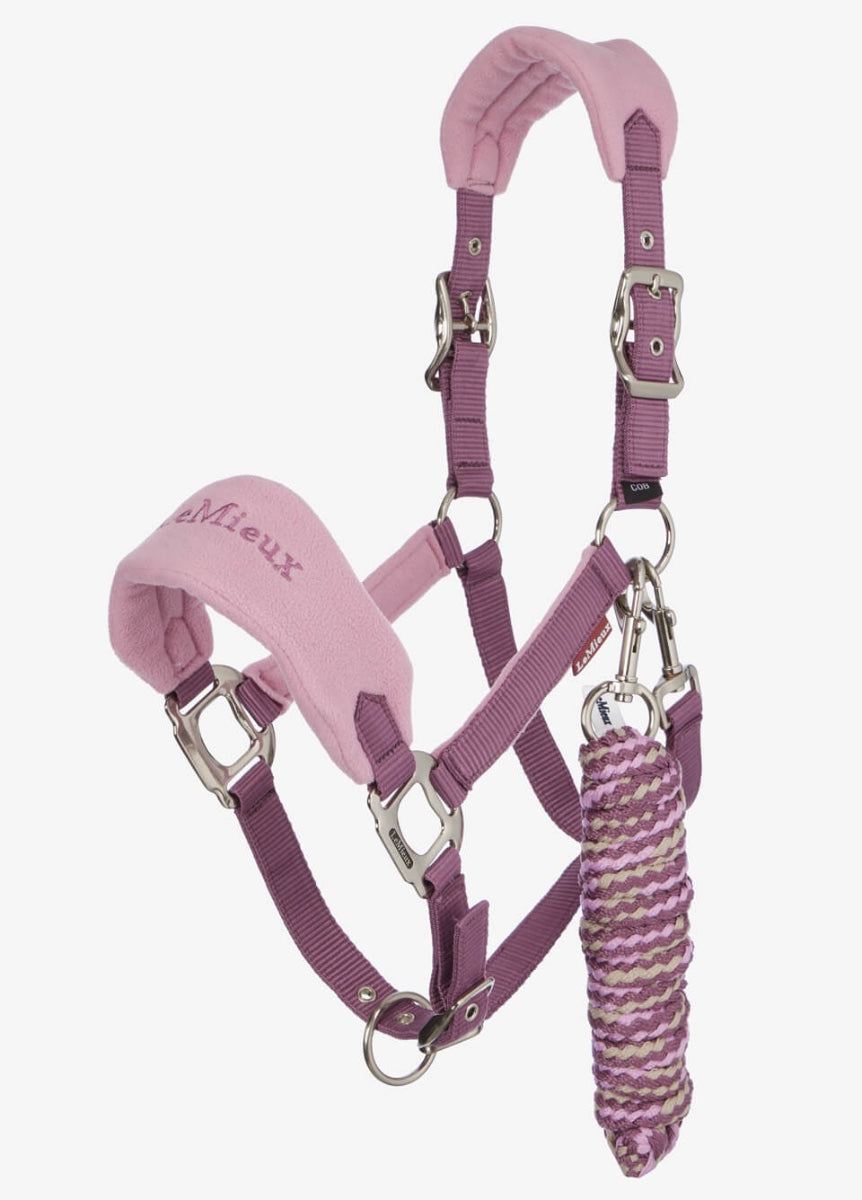LeMieux Vogue Fleece Headcollar & Leadrope - Mallow