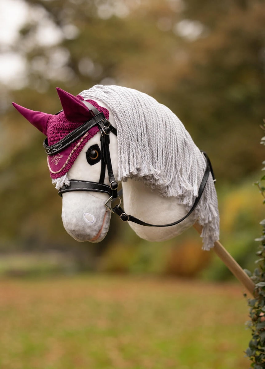 LeMieux Hobby Horse Fly Hood - Blackberry