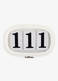 LeMieux Flexible Saddle Pad Number Holder - White