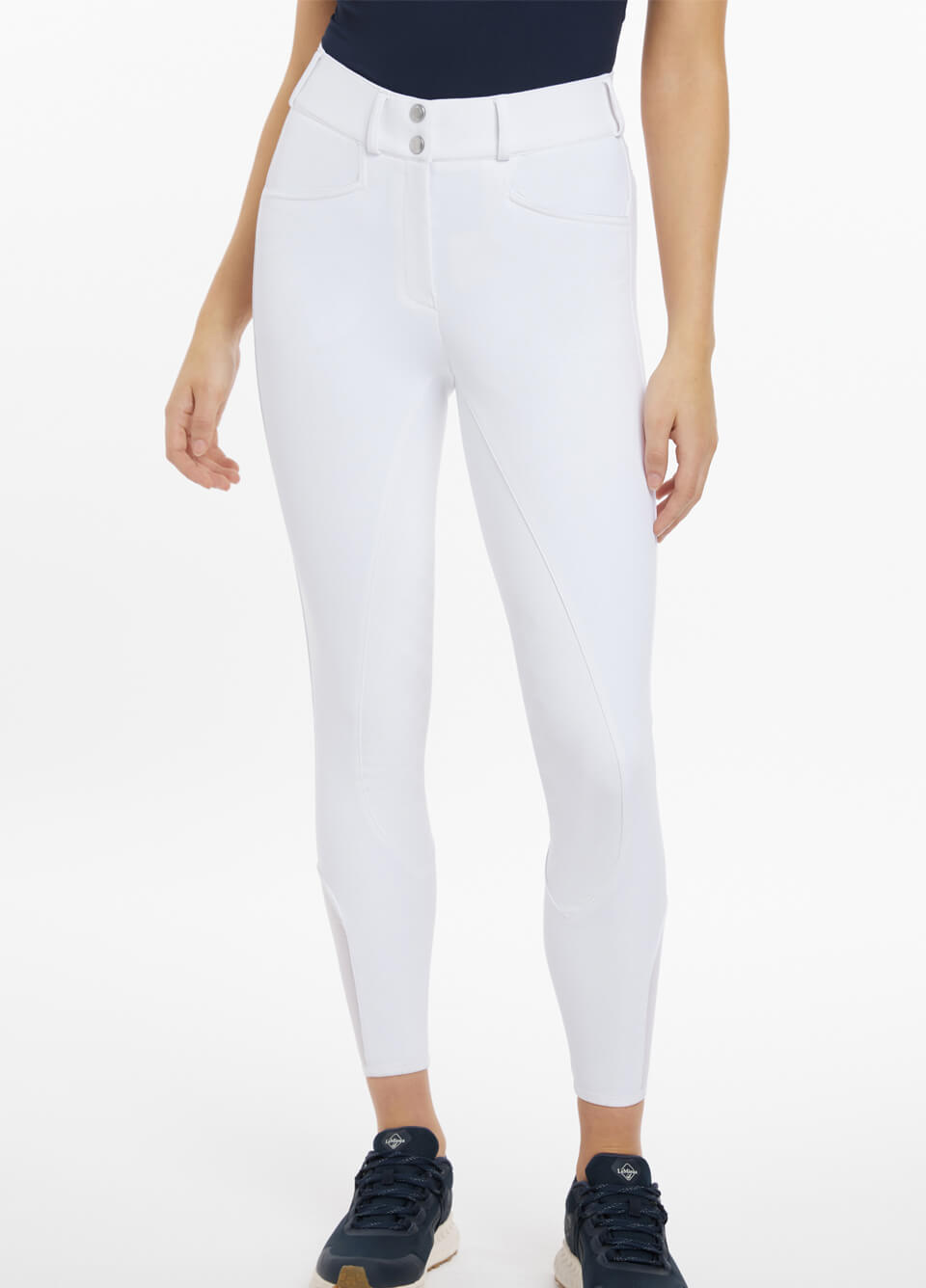 LeMieux Imogen Knee Grip Breeches - White