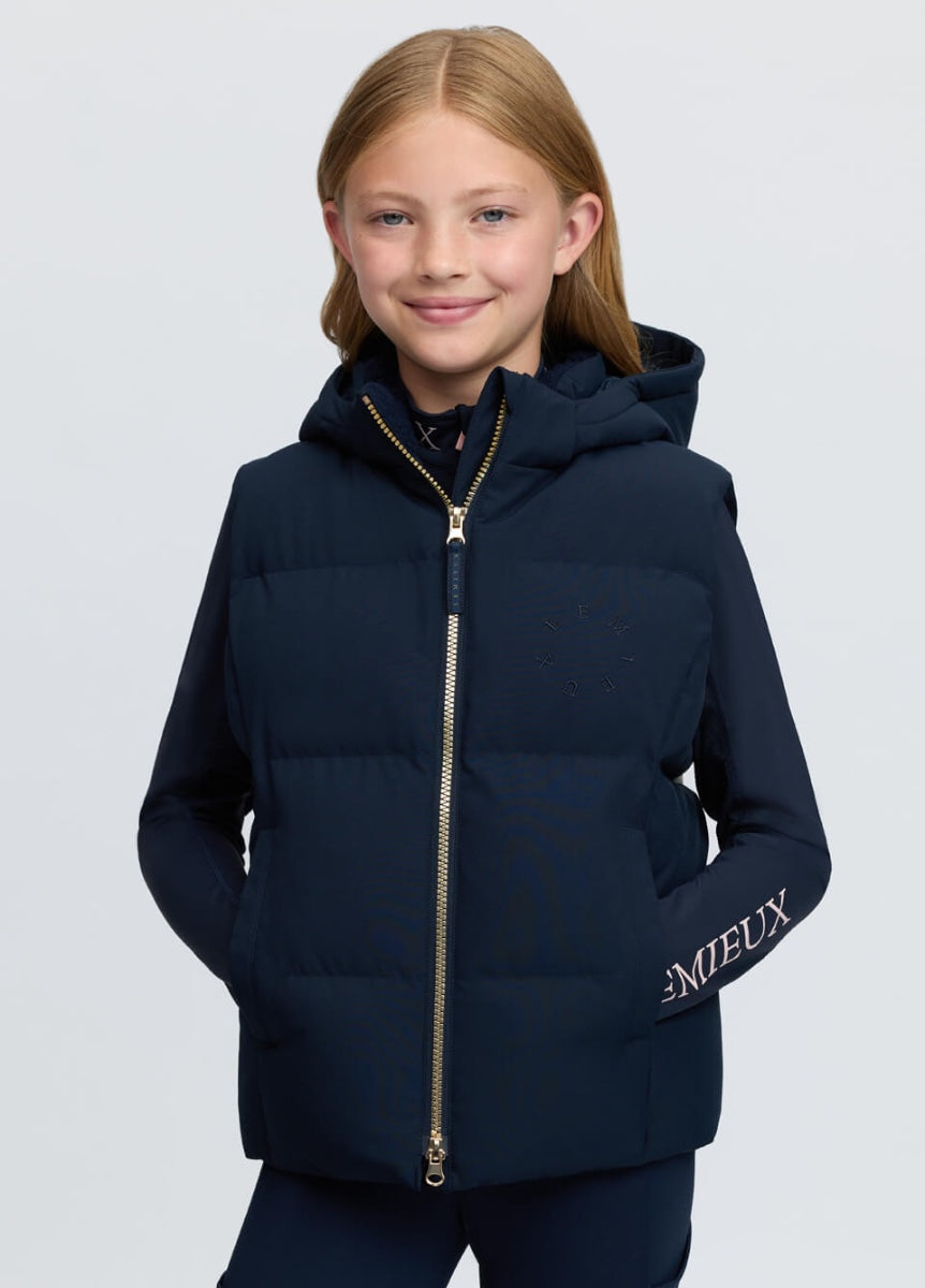 LeMieux Young Rider Joey Hooded Gilet - Navy