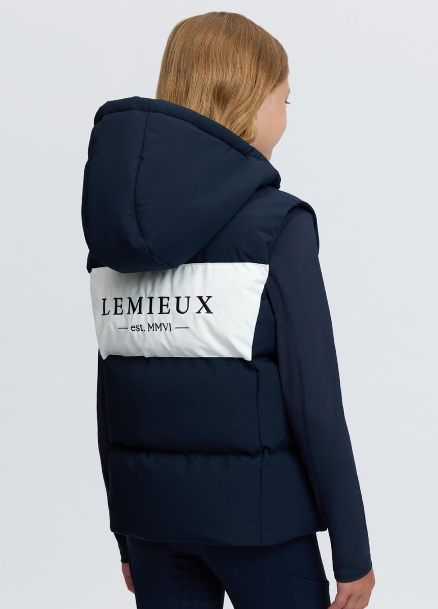 LeMieux Young Rider Joey Hooded Gilet - Navy