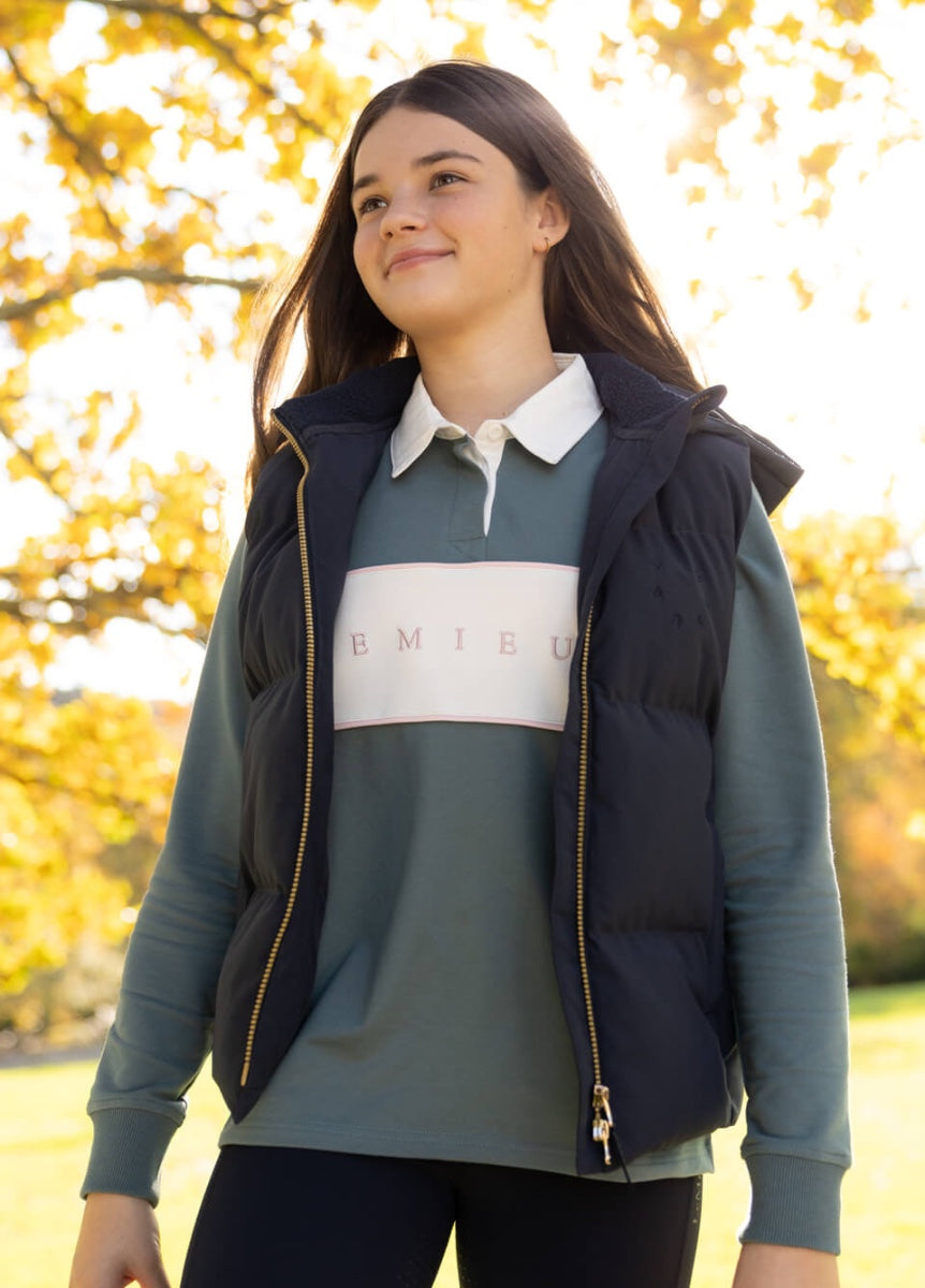 LeMieux Young Rider Joey Hooded Gilet - Navy