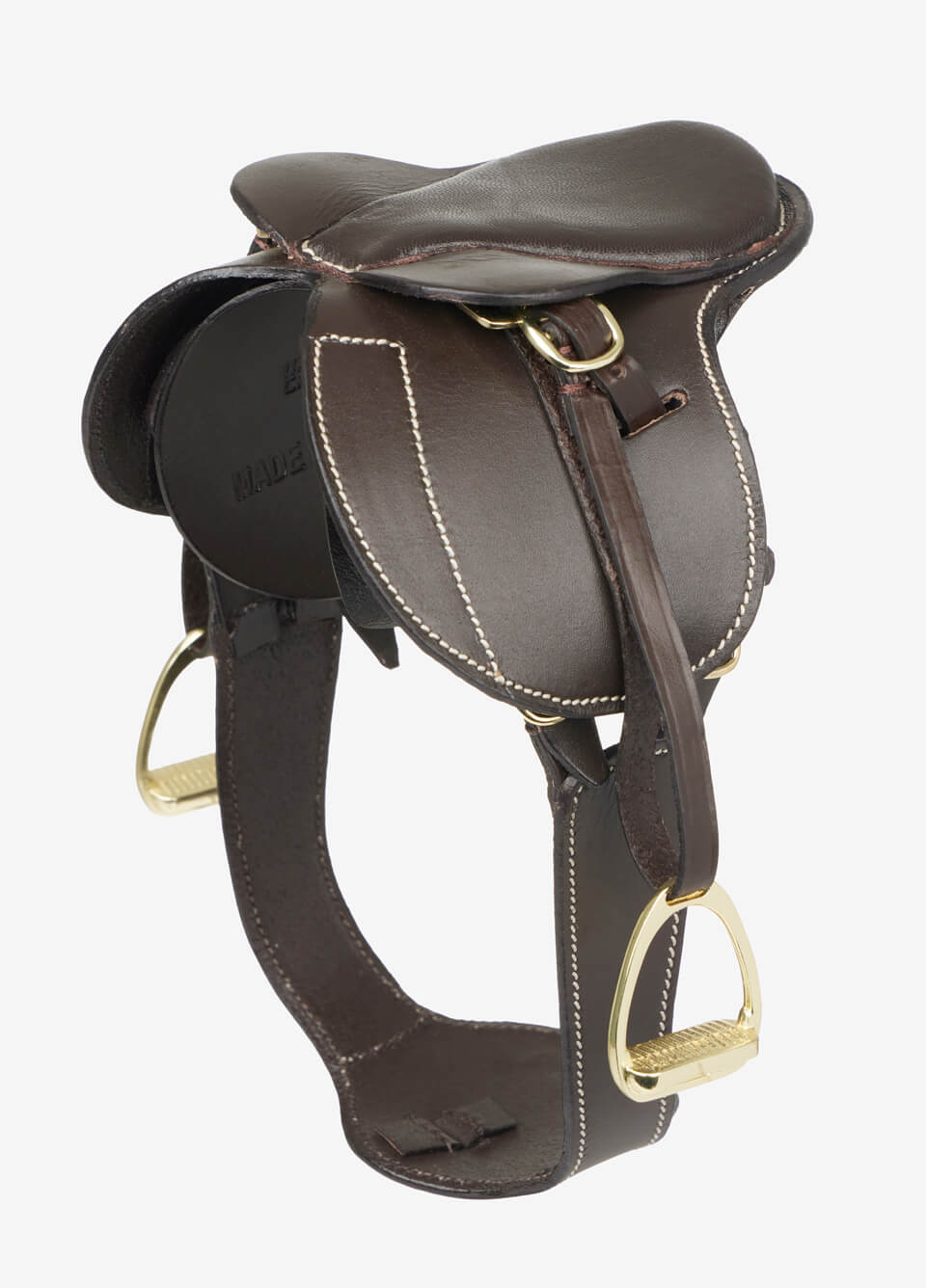 LeMieux Toy Pony Jump Saddle & Stud Girth - Brown