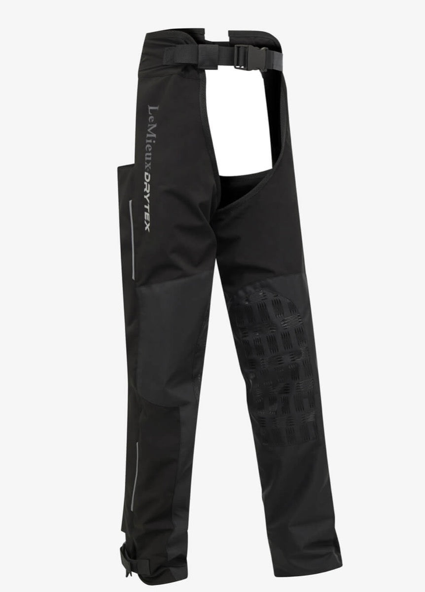 LeMieux Junior Drytex Stormwear Waterproof Chaps - Black