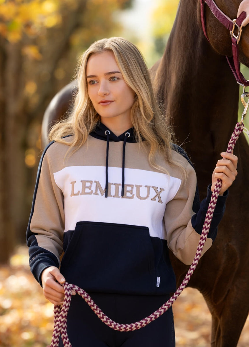 LeMieux Kadie Colour Block Hoodie - Navy
