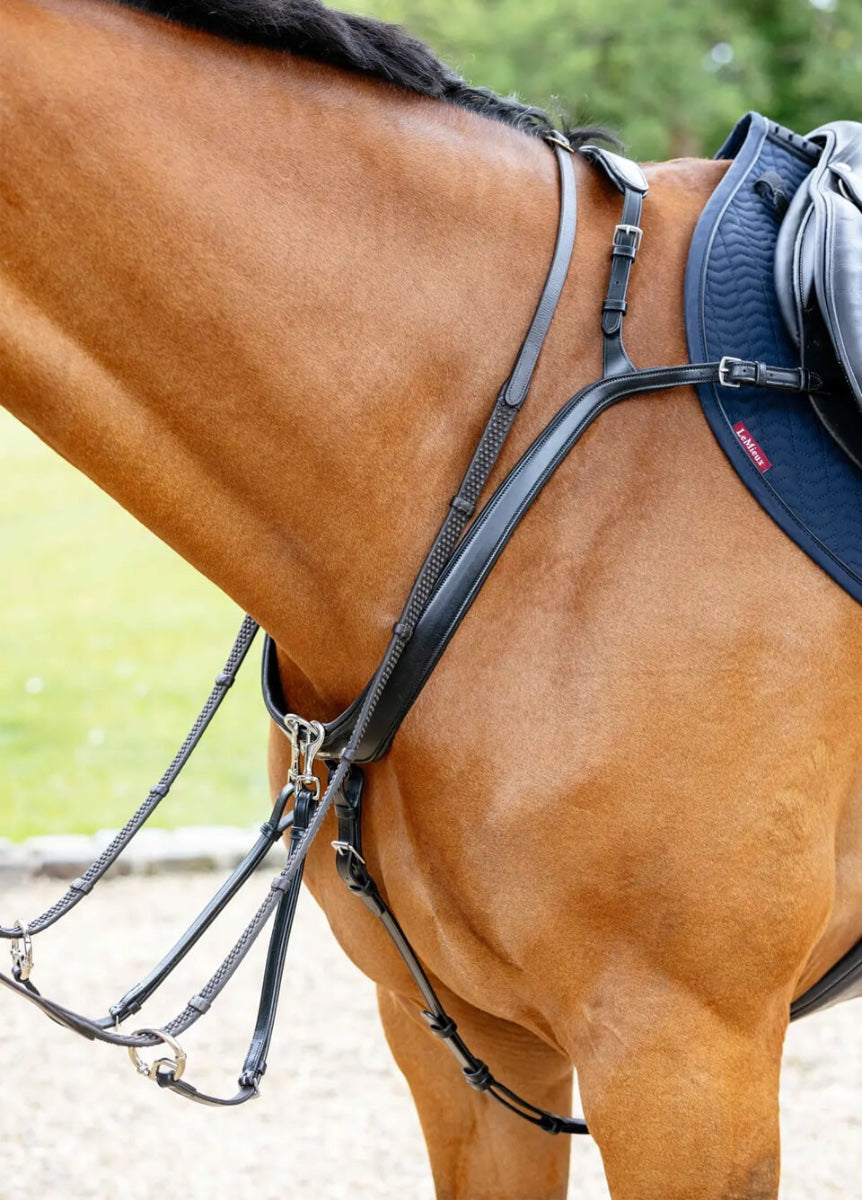 LeMieux Kudos Bridge Breastplate - Black