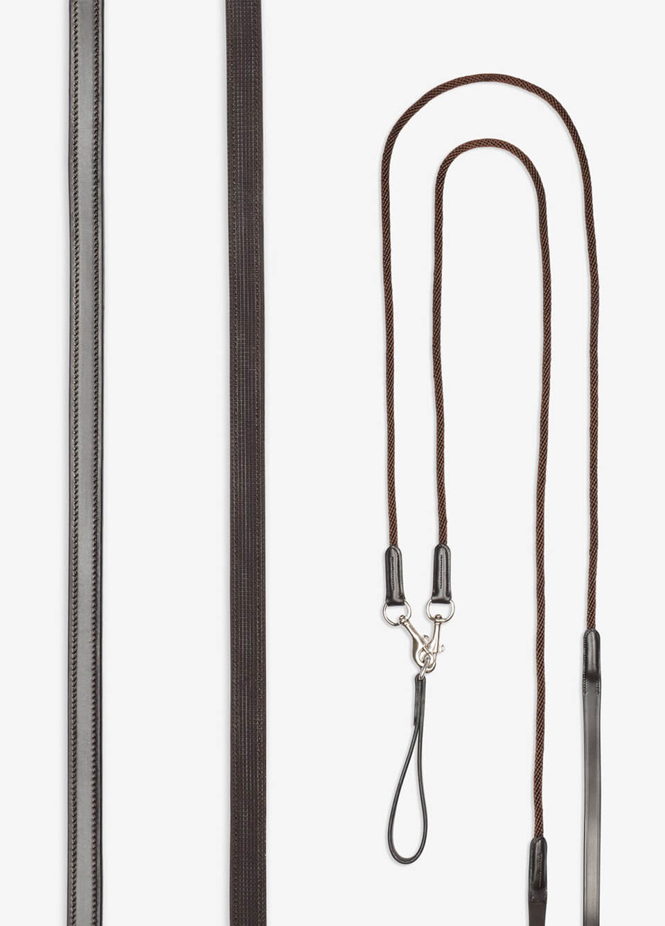 LeMieux Leather Draw Reins - Brown